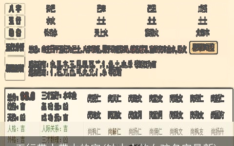 五行带水带木的字(缺木水的女孩名字最新)