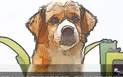 属狗人2022年下半年运势及运程，工作财气爱情运势解析