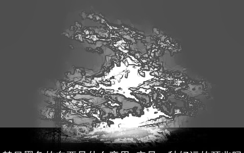 梦见黑色的东西是什么意思 它是一种好运的预兆吗