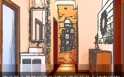 玄关风水最旺的摆件(玄关摆件放什么好吉祥物)