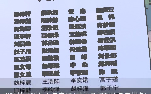 男孩姓黄叫什么名字好(黄姓最好听的名字排名)