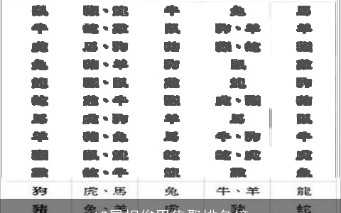 12属相俊男集聚排名榜