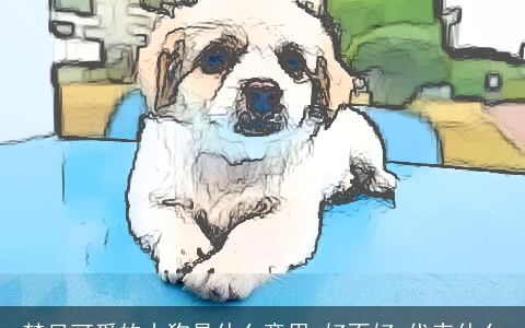 梦见可爱的小狗是什么意思,好不好,代表什么