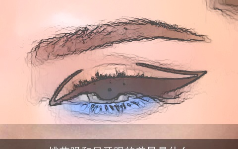 桃花眼和月牙眼的差异是什么