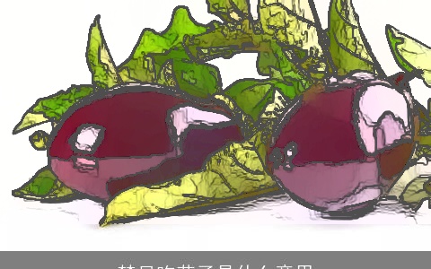 梦见吃茄子是什么意思