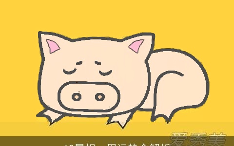 12属相一周运势全解析