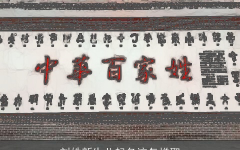 刘姓新生儿起名该怎样取