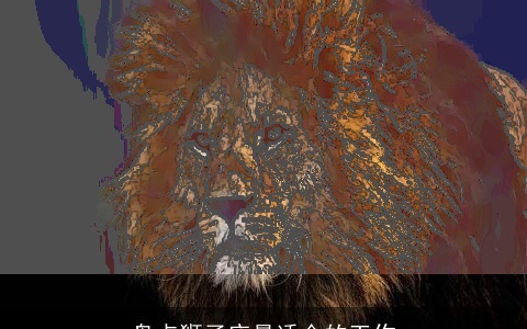 盘点狮子座最适合的工作