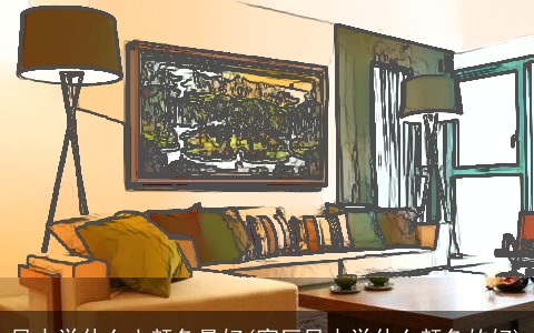 风水学什么土颜色最好(客厅风水学什么颜色的好)