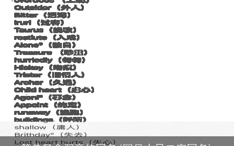 简单又含深意的网名(罕见古风二字网名)