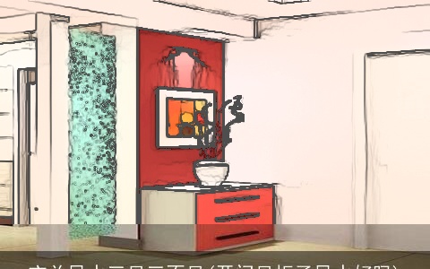 玄关风水三见三不见(开门见柜子风水好吗)