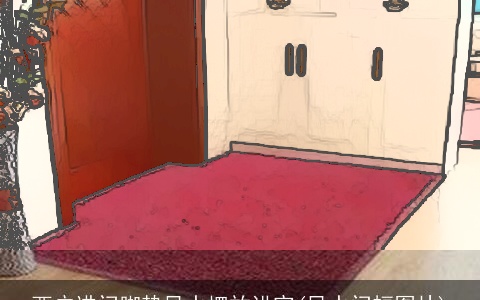 西户进门脚垫风水摆放讲究(风水门幅图片)