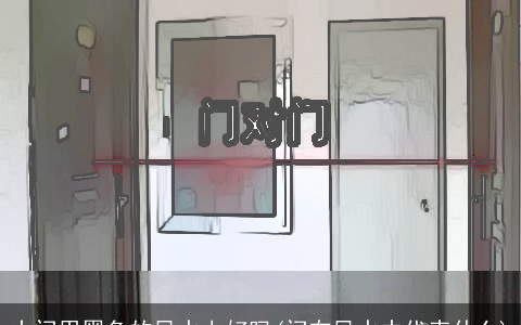 大门用黑色的风水上好吗(门在风水中代表什么)