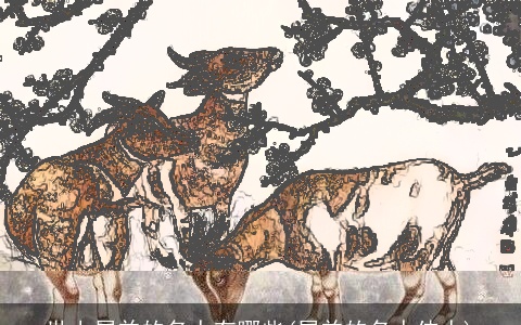 世上属羊的名人有哪些(属羊的名人伟人)