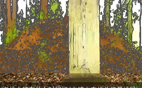 老坟立碑在什么时间好(立碑立在坟头还是坟尾)