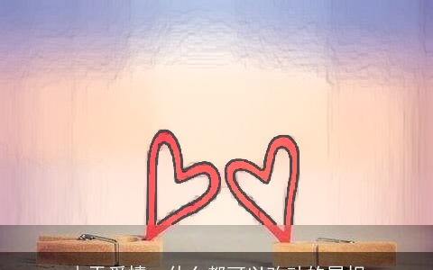 由于爱情，什么都可以改动的属相