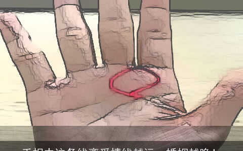 手相中这条线离爱情线越远，婚姻越晚！