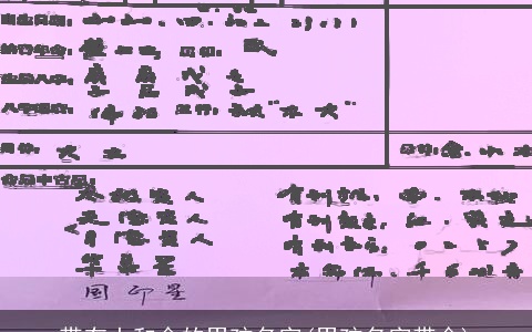 带有土和金的男孩名字(男孩名字带金)