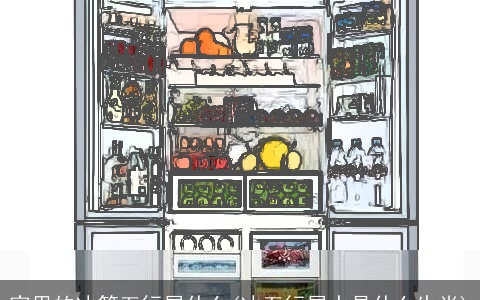 家里的冰箱五行属什么(冰五行属水是什么生肖)