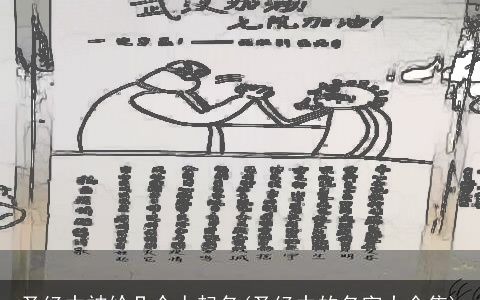 圣经中神给几个人起名(圣经中的名字大全集)