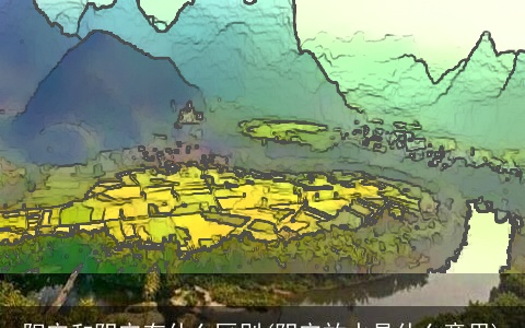 阳宅和阴宅有什么区别(阴宅放水是什么意思)