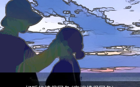 好听的情侣网名(高端情侣网名)