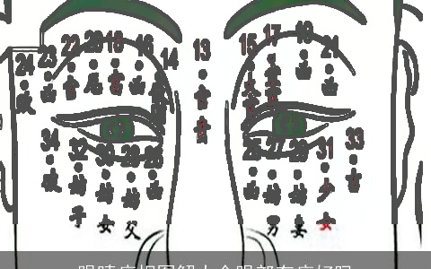 眼睛痣相图解大全眼部有痣好吗