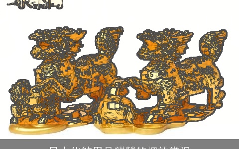 风水化煞用品麒麟的摆放常识