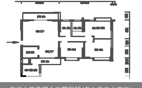 房子中宫是哪个位置图解(怎么确定中宫位)