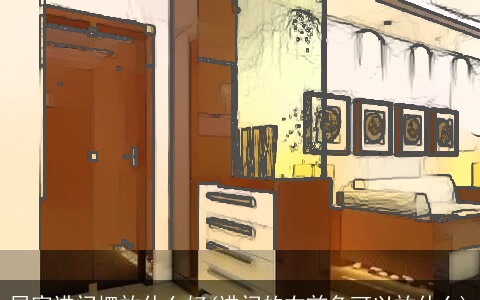 居家进门摆放什么好(进门的右前角可以放什么)