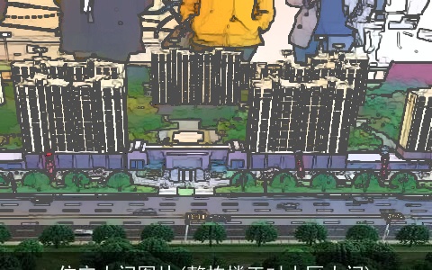 住宅大门图片(整栋楼正对小区大门)