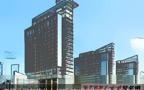 商贸公司名称什么好听(有寓意的商贸公司名字)