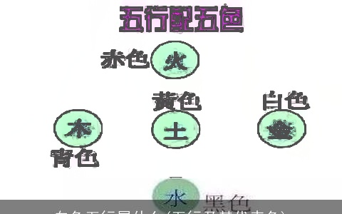 白色五行属什么(五行及其代表色)