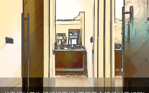 书房门对卫生间门好不好(客厅两个镜子对着好吗)