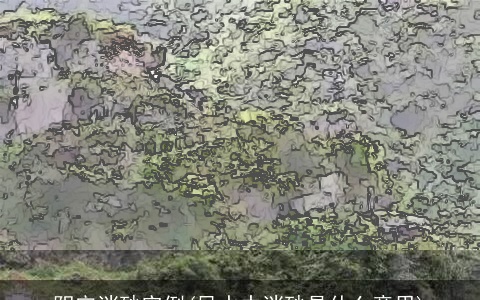 阴宅消砂实例(风水中消砂是什么意思)