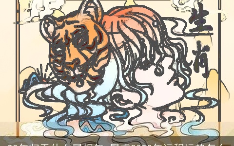 98年归于什么属相年 属虎2022年运程运势怎么