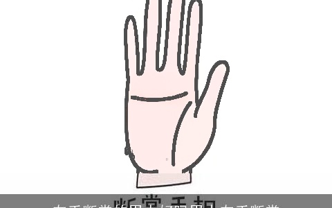左手断掌的男人好吗男人左手断掌