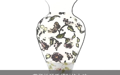 花瓶放硬币招财的办法