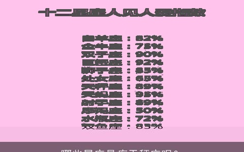 哪些星座最疼天秤座呢？