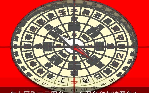 怎么区别三元罗盘，三合罗盘和归纳罗盘？