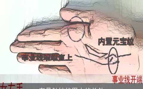 有悬针纹的男人的长处