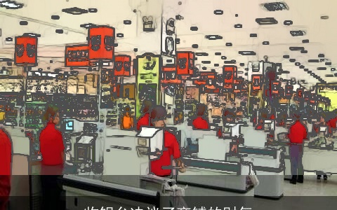 收银台决议了商铺的财气