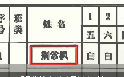 名字周子后面加什么字(周子什么)