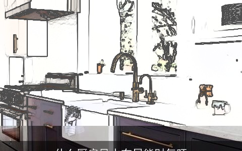 什么厨房风水布局能财气旺