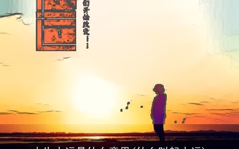 人生大运是什么意思(什么叫起大运)