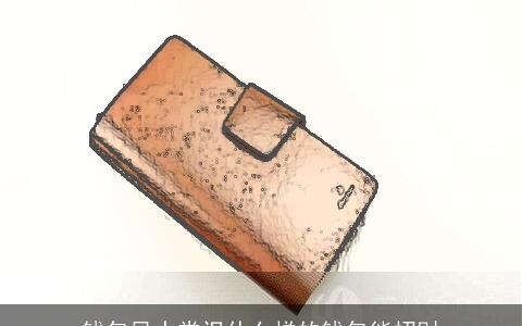 钱包风水常识什么样的钱包能招财