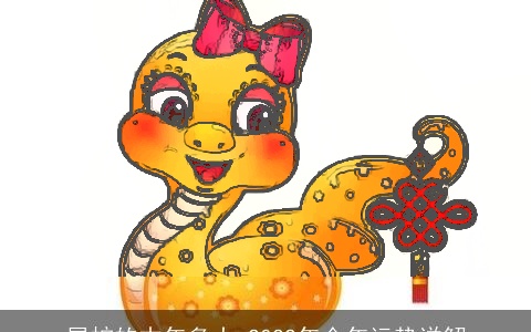 属蛇的本年多大 2022年全年运势详解