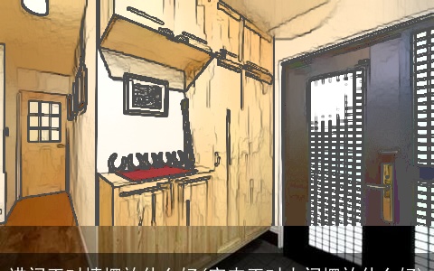 进门正对墙摆放什么好(室内正对大门摆放什么好)