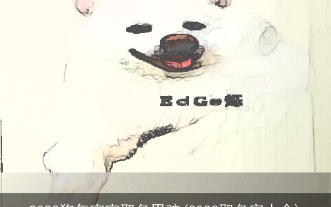 2023狗年宝宝取名男孩(2023取名字大全)