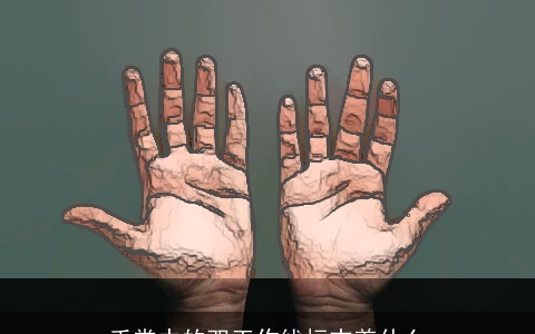 手掌中的双工作线标志着什么